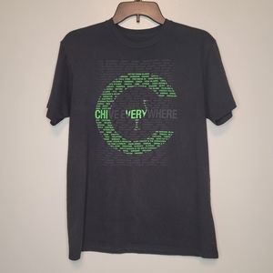 Chive Everywhere T-shirt Black Green Shortsleeve Medium